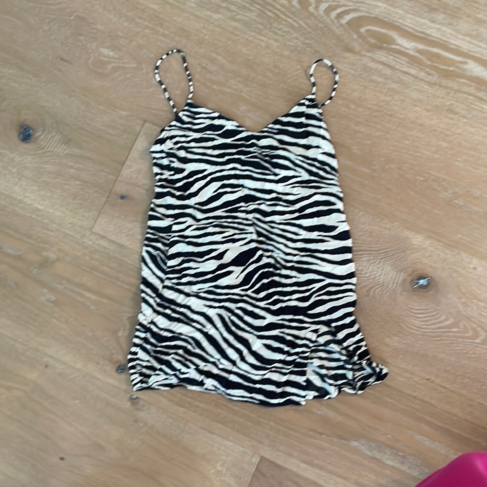 Motel mini slip dress with front slit